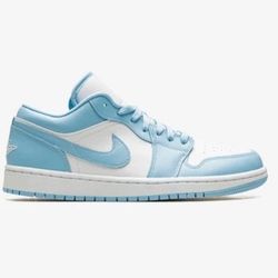 کتانی نایک ایر جردن وان ایس بلو Nike Air jordan 1 low ice blu