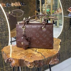 کیف گره ای قهوه ای