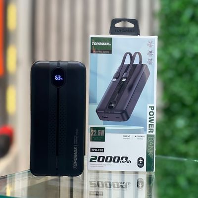 پاوربانک20000میلی آمپرTopomax F02