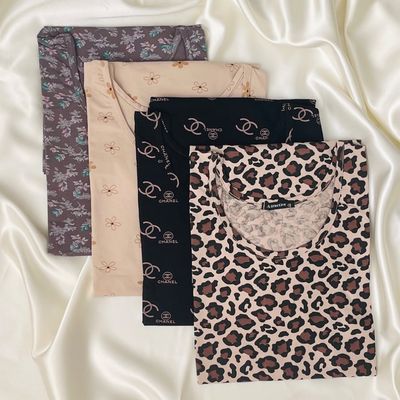 پیراهن نخی آستین حلقه‌ای مدل ساحلی در رنگ‌های متنوع در شین دخت