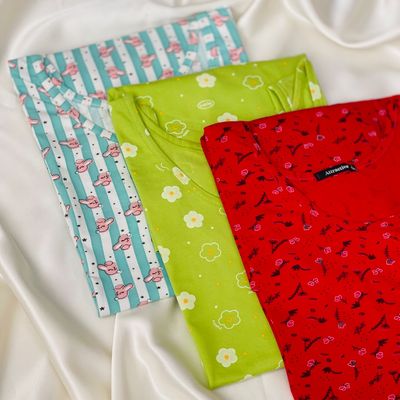 پیراهن ساحلی بلند دخترانه attractive شین دخت، نخی خنک - طرح‌های متنوع