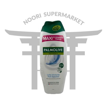 شامپو بدن پالمولیو  شیر مرطوب کننده برای پوست  حساس 750 میل