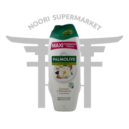 شامپو بدن پالمولیو اسانس گل کاملیا و بادام حجم 750 میل