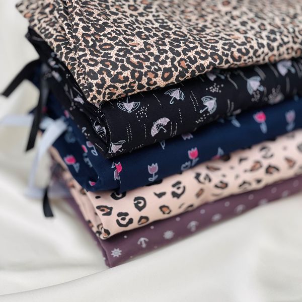 ست تیشرت و شلوار زنانه برند Attractive طرح چتر (نخ پنبه - رنگ مشکی)