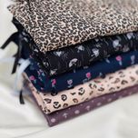 ست تیشرت و شلوار زنانه برند Attractive طرح پلنگی مینیمال فانتزی (نخ پنبه)