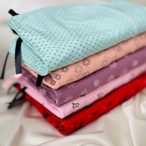 ست تیشرت و شلوار زنانه Attractive طرح نقطه چین (نخ پنبه لاکرا - سبزآبی)