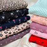 ست تیشرت و شلوار زنانه Attractive طرح نقطه چین (نخ پنبه لاکرا - سبزآبی)