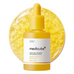 سرم کوجیک اسید و زردچوبه ضدلک و روشن کننده مدی کیوب medicube Kojic Acid Turmeric Capsule Serum