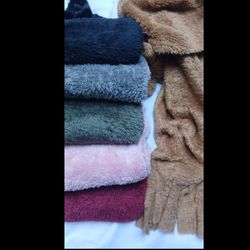 شال پینترستی تدی قواره دار 40*200