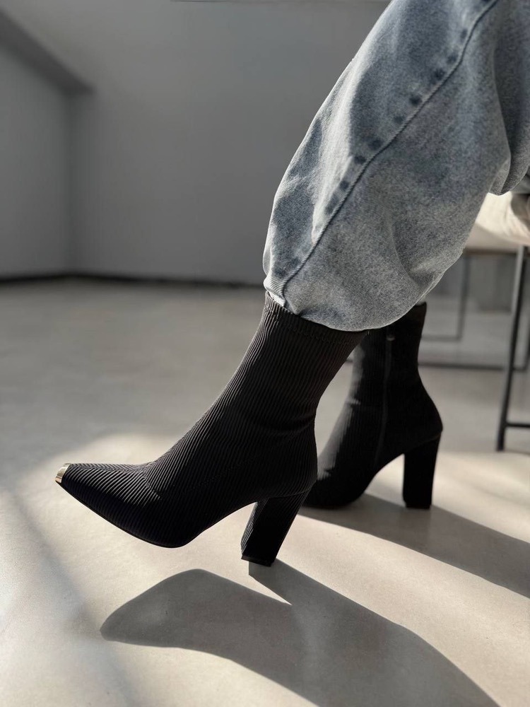 نیم بوت بافتی کبریتی