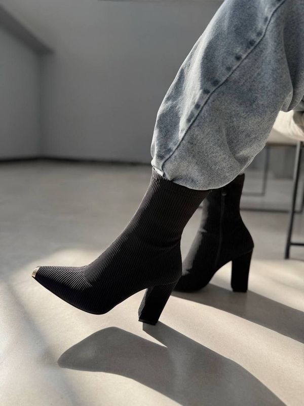 نیم بوت بافتی کبریتی