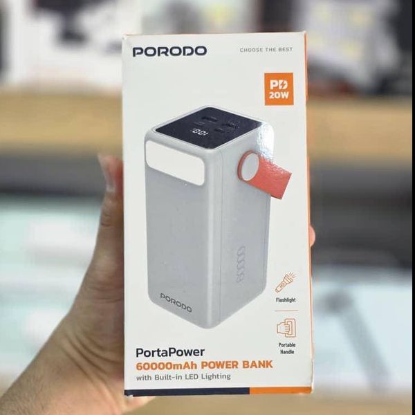 پاوربانک PORODO پرودو 60 هزار