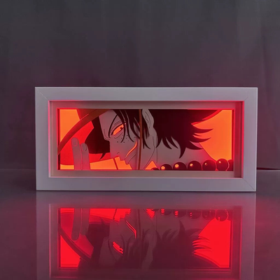 تابلو لایت باکس انیمه ای ایس وانپیس | One Piece Ace Light Box