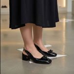 مجلسی ورنی عروسکی پاشنه دار