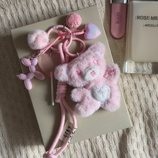 چارم خرس مهربون صورتی🌸