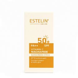 ضدآفتاب استیکی ویتامین C و نیاسینامید اِستلین ESTELIN Sunscreen Stick SPF50 PA++ with Vitamin C & Niacinamide