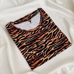 تیشرت نخ پنبه T&Your طرح ببری فانتزی (سایزبندی S, M, L)