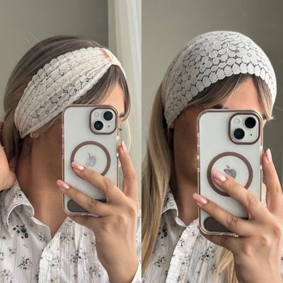 هدبند زنانه مدل دانتل
