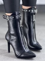 نیم بوت کمربندی وسط زیپ