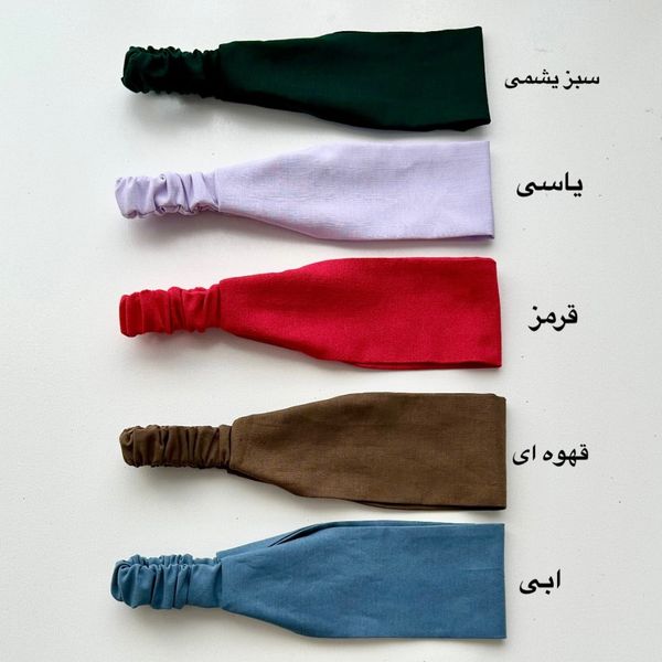 هدبند زنانه مدل ساده نخی