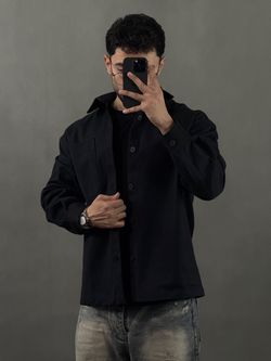 کت کتان 2040 مشکی ذغالی