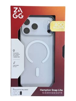 کاور زگ ZAGG Hampton Snap Lite مات مگ سیف برای آیفون 17 پرو مکس
