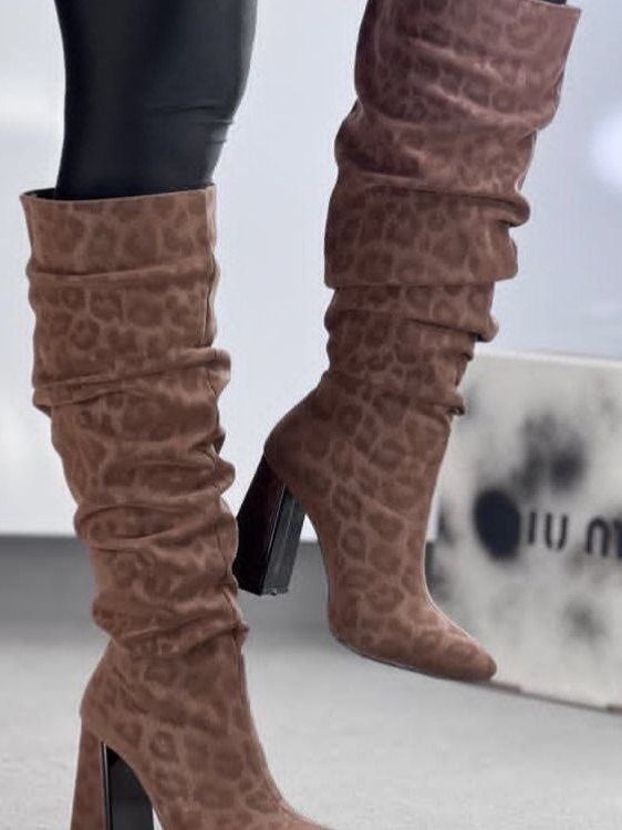 بوت طرح چروک پلنگی