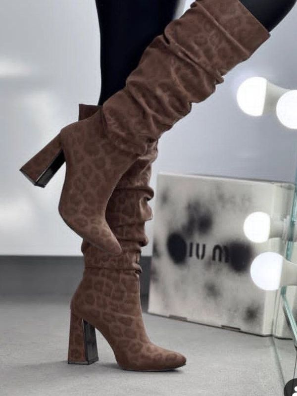 بوت طرح چروک پلنگی