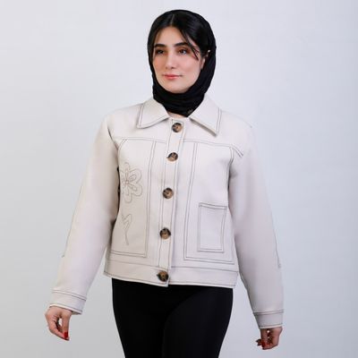 بارانی کتی طرح گل