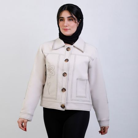بارانی کتی طرح گل