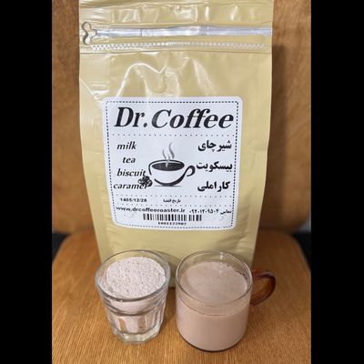 شیر چای بیسکویت کاراملی