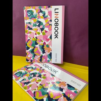 دفتر نقاشی ته چسب 60 برگ لینوبوک