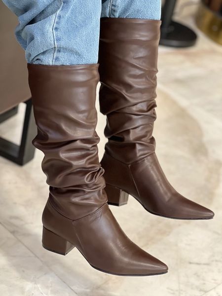 بوت طرح چروک نوک تیز پاشنه4سانت