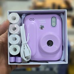 دوربین چاپ فوری print camera ( همراه 4 بسته رول برای چاپ)