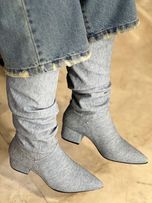 بوت طرح چروک نوک تیز پاشنه4سانت