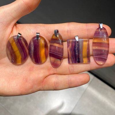 آویز سنگ فلوریت (سایز : ۱)