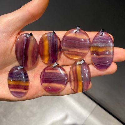 آویز سنگ فلوریت (سایز:3)