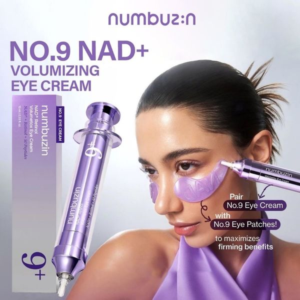 کرم دورچشم ضدچروک و روشن کننده نامبوزین 9 Numbuzin NAD+ Retinol Volumetox Eye Cream