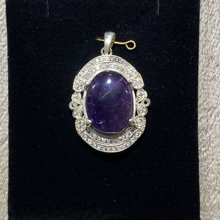 آویز نقره آمیتیست (1)