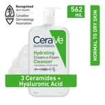شوینده آبرسان پوست نرمال تا خشک کرم تو فوم سراوی Cerave Hydrating Cream To Foam Cleanser