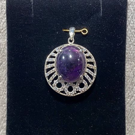 آویز نقره آمیتیست (2)