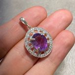 آویز نقره آمیتیست (5)