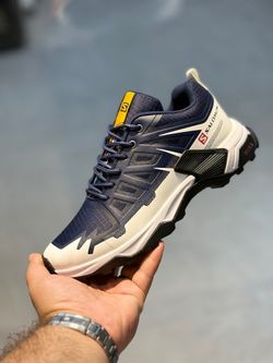 کفش سالامون سرمه ایی سفید533