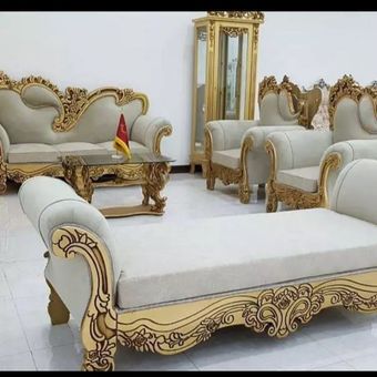 مبل تاج ام دی اف اشکی همرا باشزون 10نفره
