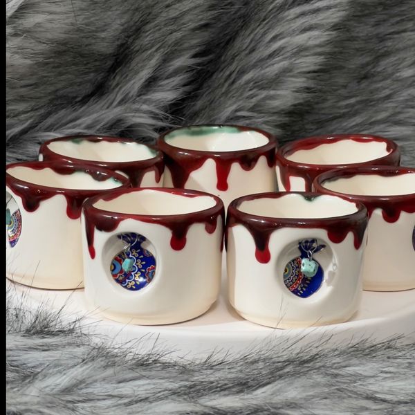 شات یلدایی با آویز فیروزه