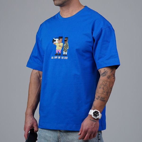 تیشرت گلدوزی ALL DAY ON THE BEAT کد 171210