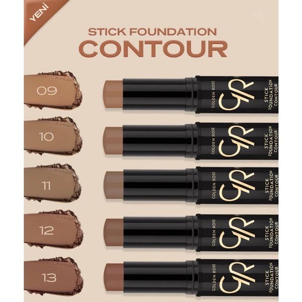 کانتور استیکی GOLDEN ROSE مدل stick foundation contour