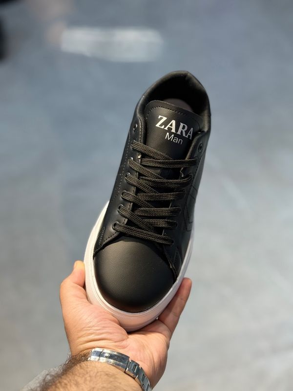 کفش ونس زارا مشکی سفید543