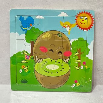 پازل چوبی کودک 9 تکه (3در3)