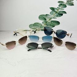 عینک آفتابی فریم لس کارتیر کد 385